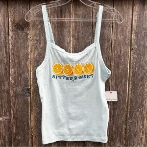 Pretty Rebel Light Blue 'Bitter Sweet' Tank Top Size Junior M